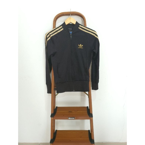 Adidas Tracktop supergirl black gold woman original