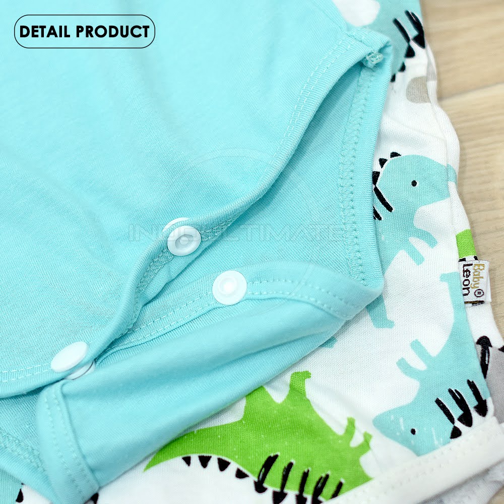 3in1 Jumper Bayi+Celana Panjang Bayi BABY LEON SERI-SK02 Jumsuit Jumpsuit Bayi Baby Sleepsuit Bayi