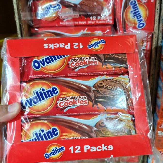 BISKUIT OVALTINE COOKIES 30G ISI 12/ CEMILAN ENAK BISKUIT OVALTINE