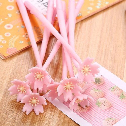 

PULPEN GEL MOTIF BUNGA SAKURA LUCU IMUT BOLPEN KARAKTER LILI TULIP PENA ALAT TULIS SEKOLAH ANAK