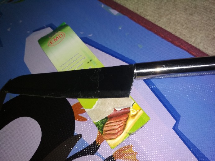 Pisau Dapur 7 Inch/ Chef Knife Gagang Stainless Steel Bulat