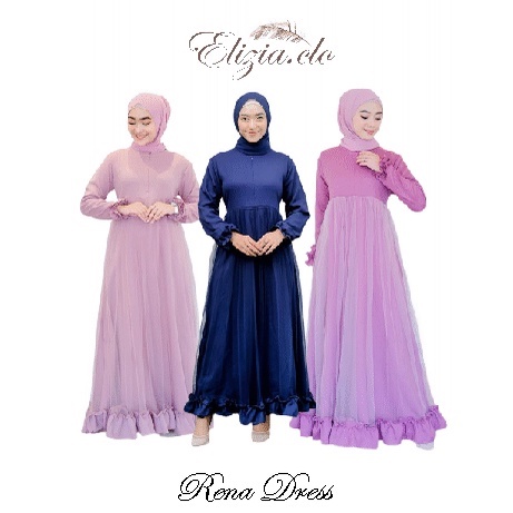 ꧁𓊈𒆜𝔢𝔩𝔦𝔷𝔦𝔞.𝔠𝔩𝔬𒆜𓊉꧂ Gamis Tille Dot JUMBO / BAJU DEWASA MURAH TERBARU 2021 / Gamis Kondangan Wanita gau