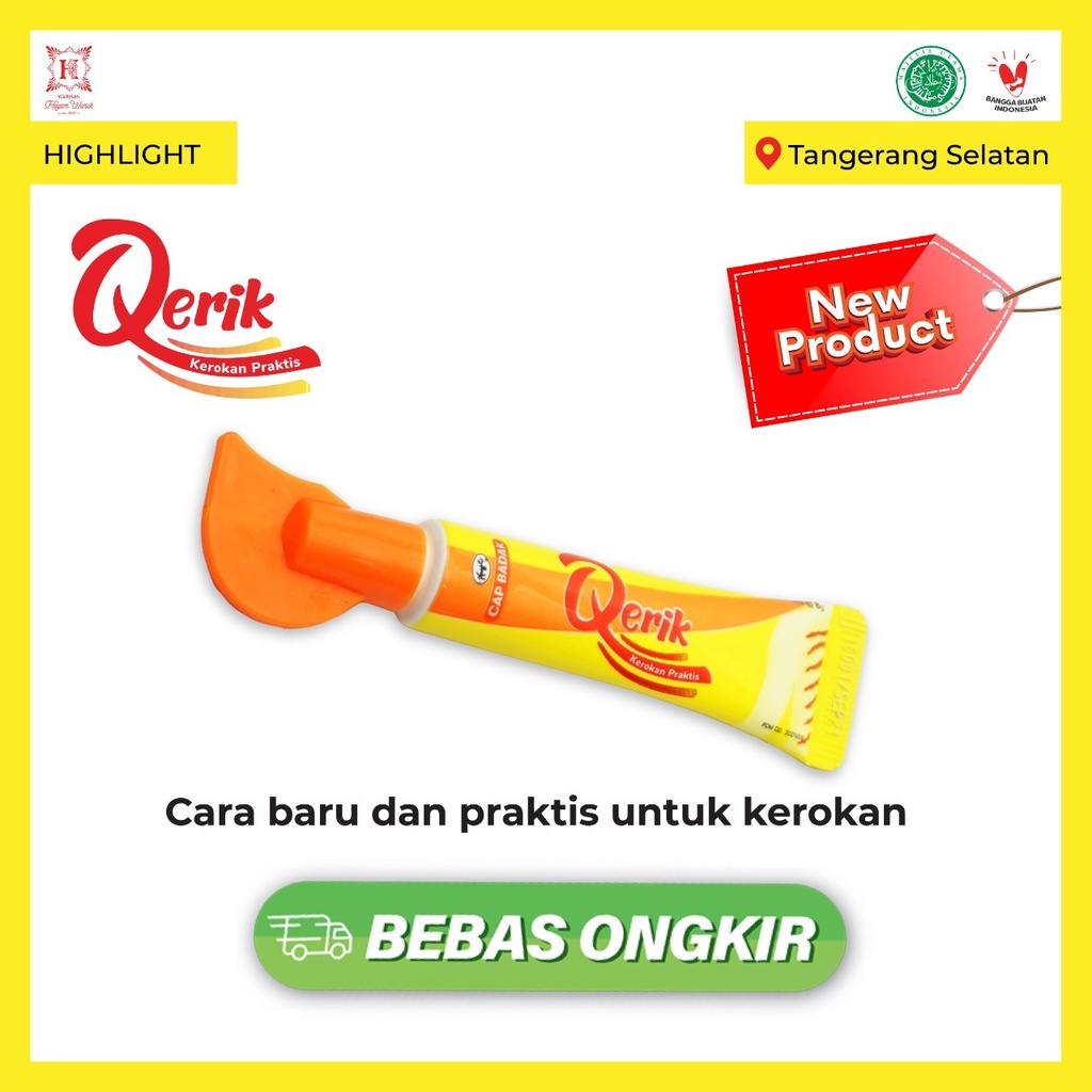 Qerik - Alat Praktis Pijat & Kerokan - 8gr