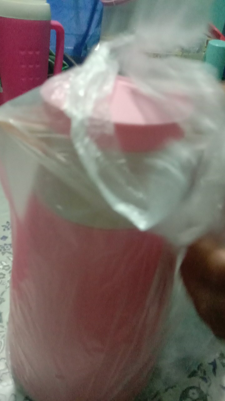 Teko 1000ml Termos Air Panas Bahan Kaca Luar Plastik Water Jug 1 Liter Besar