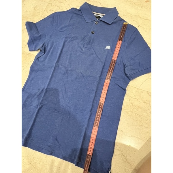 men polo banana republic blue sz xs