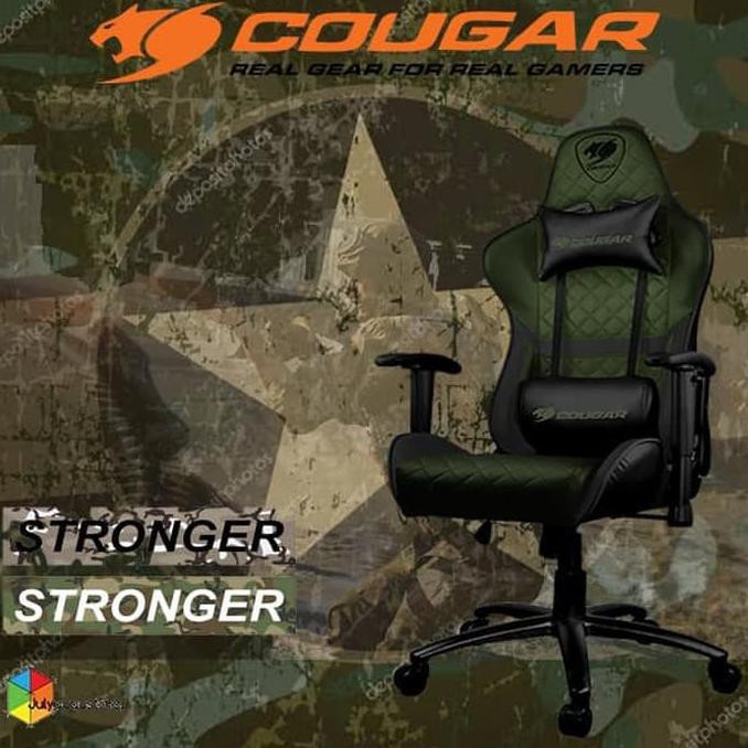 Cougar Gaming Chair - Armor One X Military Green Prechtgaebolg