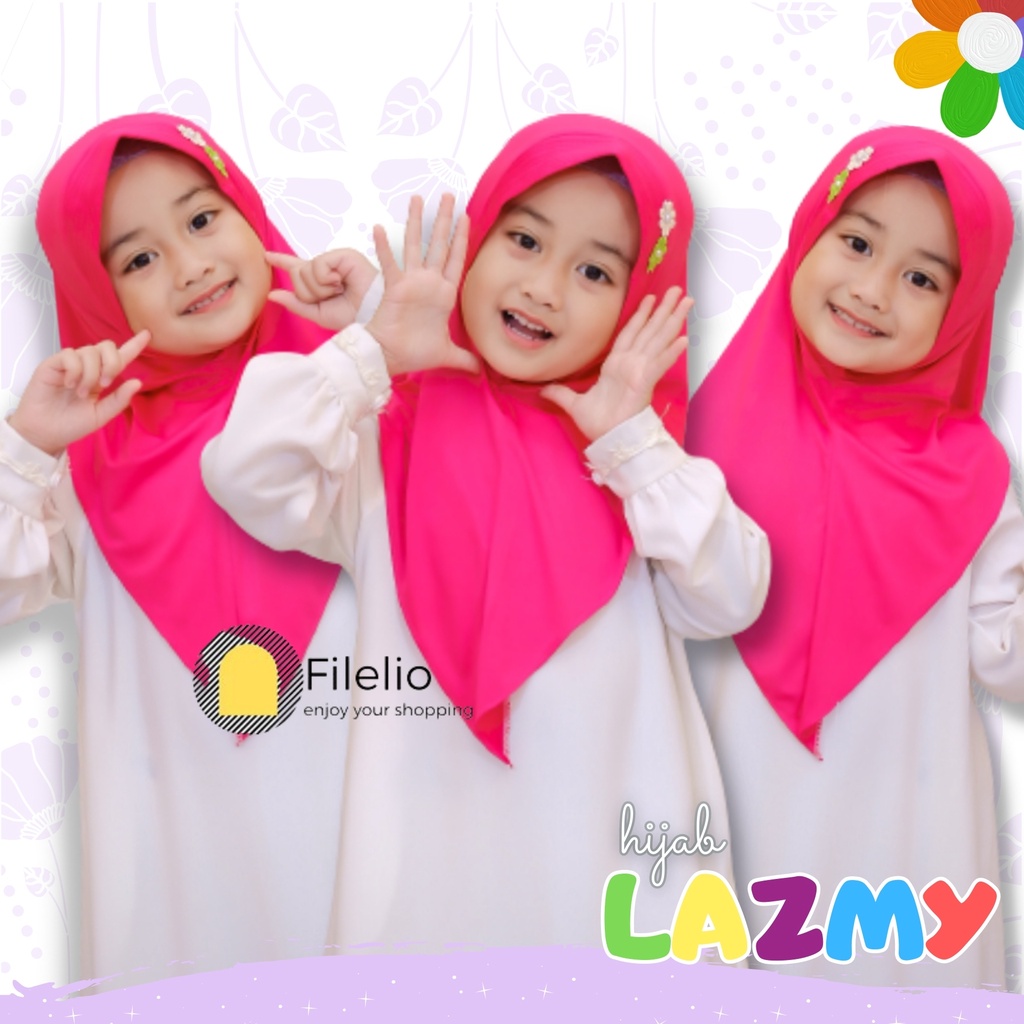 Kerudung Anak Murah Lazmy / Jilbab Anak Terbaru / Hijab Anak Murah / Fashion Anak / Kado Ultah