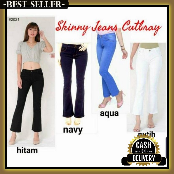 Celana Jeans Jeans Dewasa Panjang Murah Trendy Celana Kerja Casual Kekinian Cewek Wanita Jin Jins Sc
