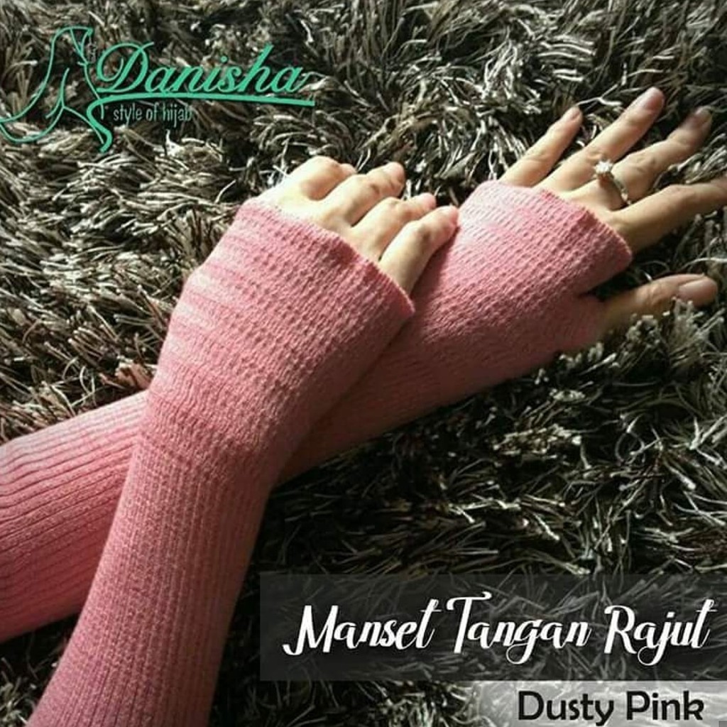 Handsock Rarut Ori Danisha - Manset Tangan/Handsock Rajut Halus - Bisa cod - Handsock Tangan Cantik