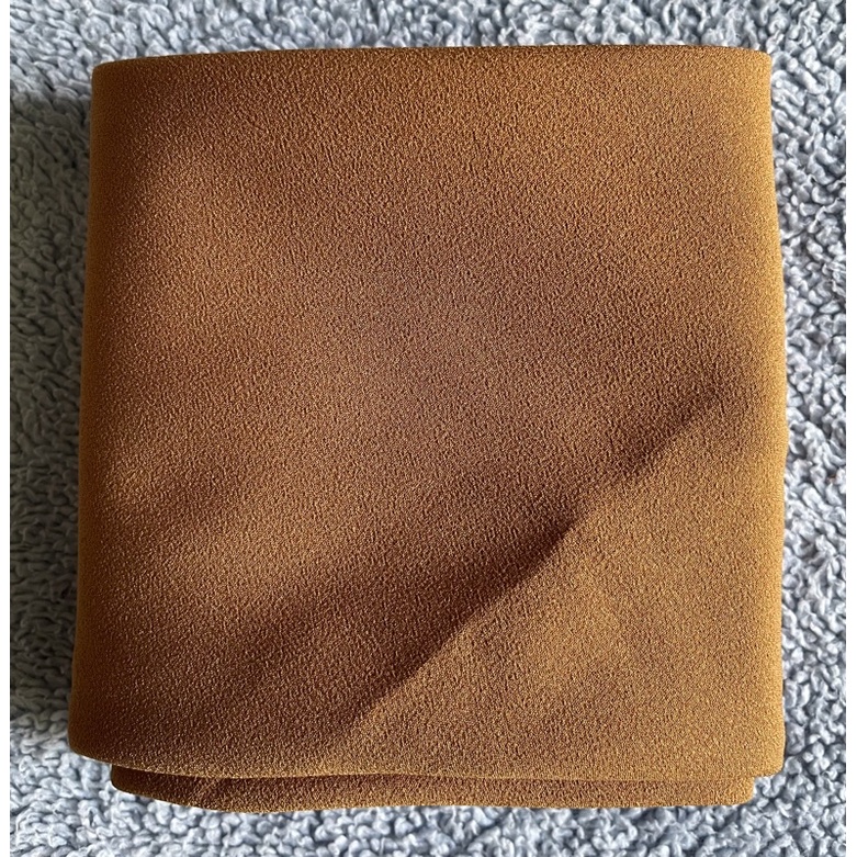 pashmina instan giona giani JAHIT TEPI RAPI / pasmina instan / hijab instan-Caramel