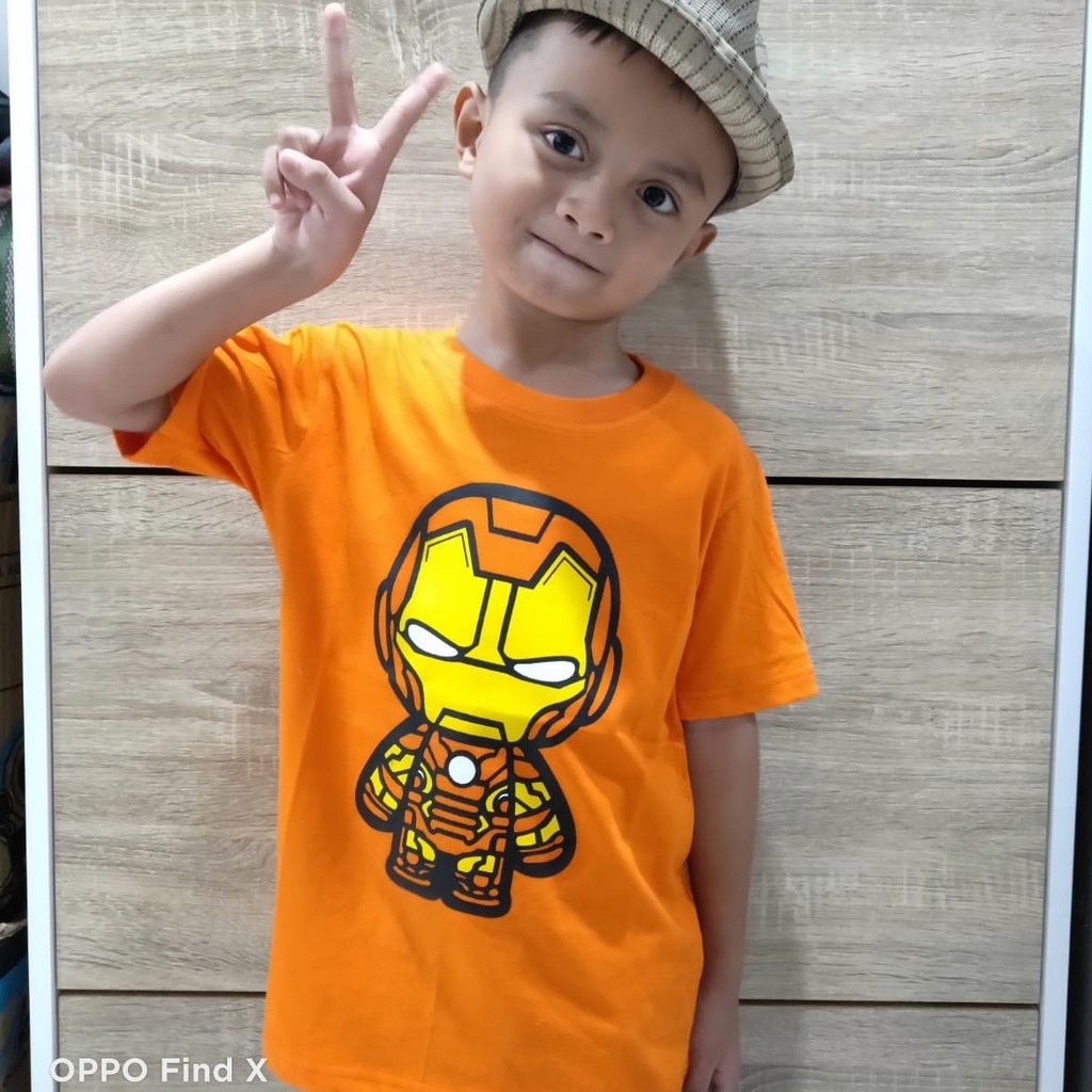 KAOS ANAK DISTRO ANAK LAKI LAKI BAHAN COTTON COMBED 30'S SABLONAN TIDAK PECAH