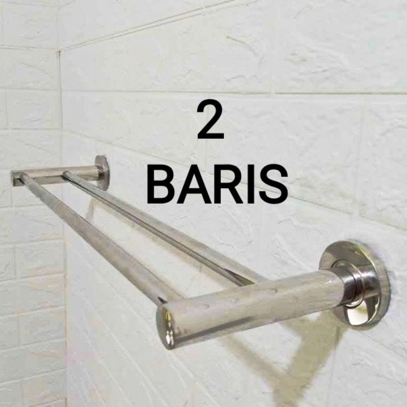 Gantungan Handuk pakaian kamar mandi stainless steel