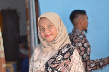 Sarimbit Setelan Batik Couple Andhara Brokat  Syari Modern Kekinian