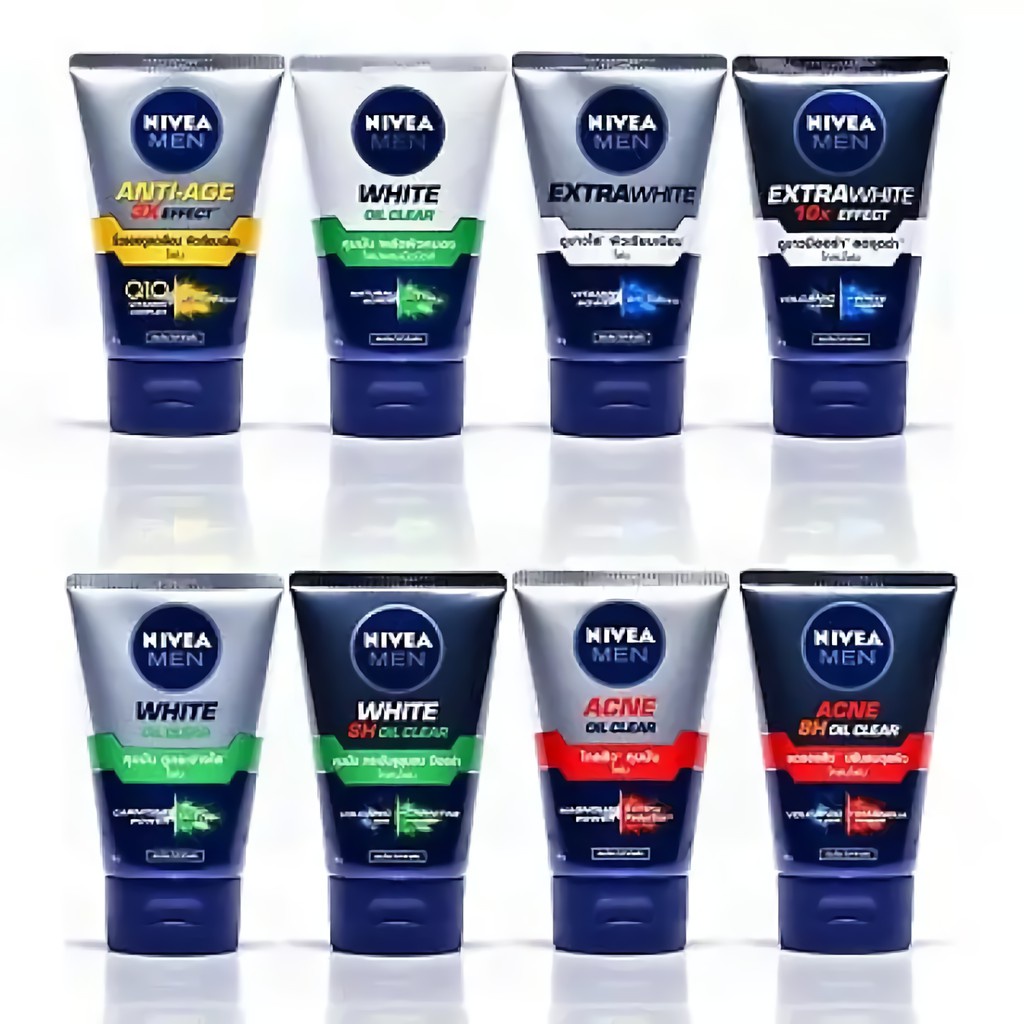 ⭐BAGUS⭐ NIVEA MEN Facial Cleanser 100ml | 50ml | Face Wash | Facial Foam