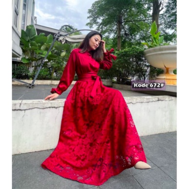 ( VM )- Vanesha Margaretta - 672 Dress muslim fashion wanita / dress wanita/fashion muslim/Busui Friendly