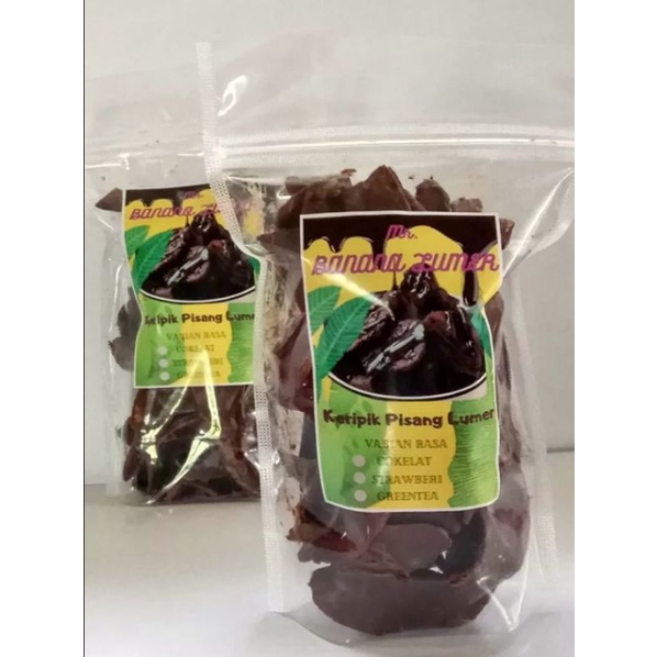 

Kripik Pisang Lumer Rasa Coklat Enak dan Renyah isi 125gram