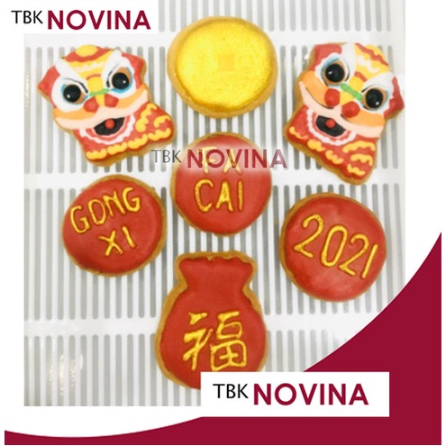 CETAKAN KUE IMLEK / COOKIES CUTTER BARONGSAI LAMPION / CETAKAN KUE