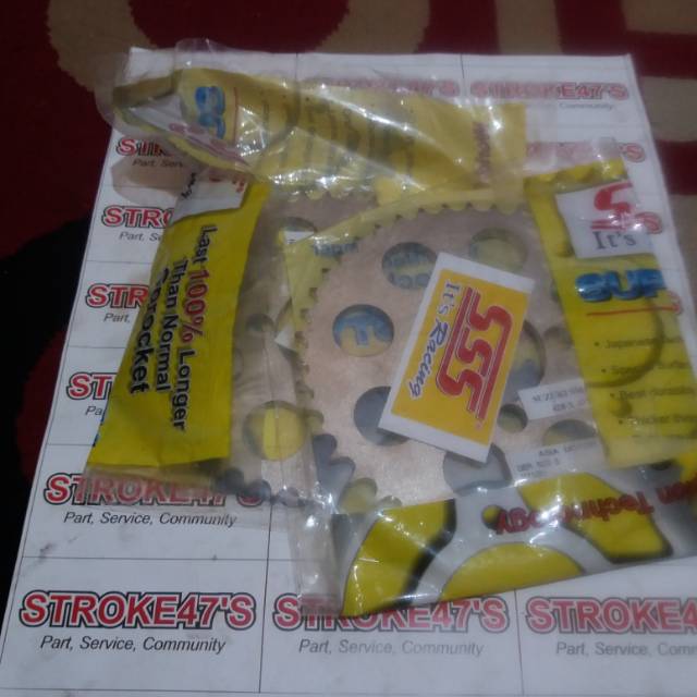 Gear set sss cb150 old streetfire