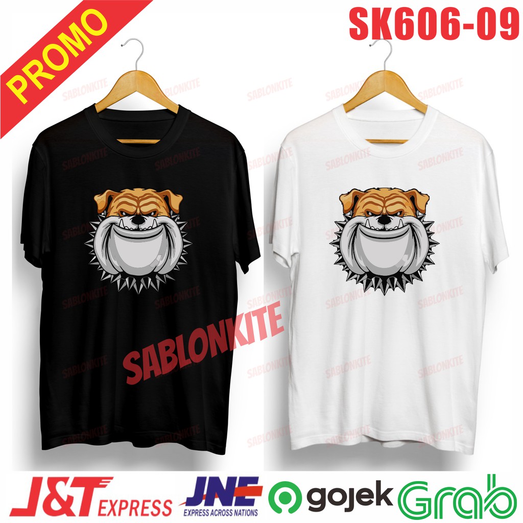 murah!!! kaos dog lovers sk606 unisex combed 30s