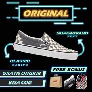 checkered light blue vans