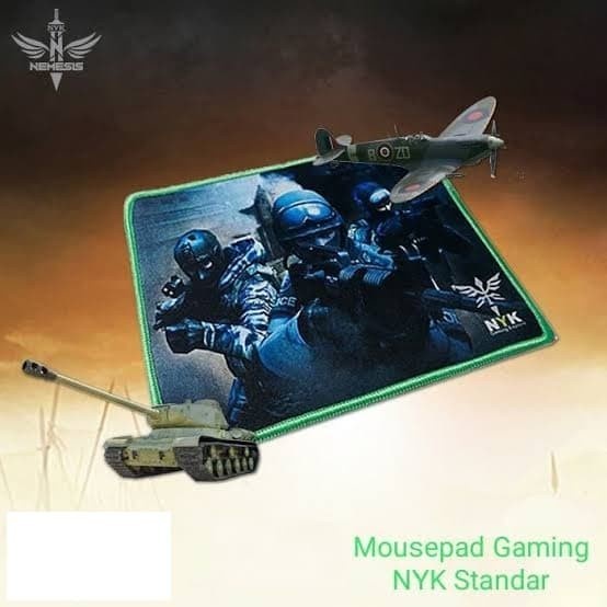 Trend-Mousepad Gaming NYK Bordir Standar Motif Tembak 24x20cm