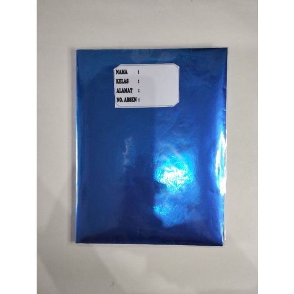 

BUKU BERSAMPUL GILAP/METALIK BIRU + BERSAMPUL PLASTIK