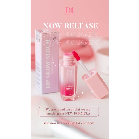 [Ress Resmi] READY‼️Lip Serum dew me | Lip Glow Serum Dew Me | Dew Me | LIP SERUM LIP GLOW SERUM BY 