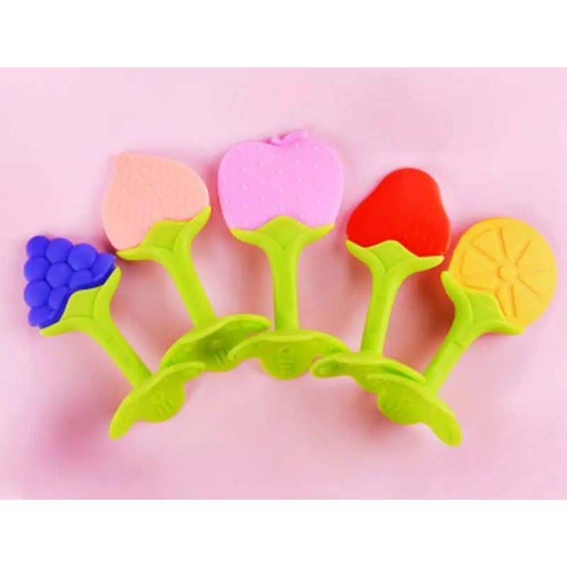 BLESSHOP Sarung Tangan Gigitan Bayi Teether Silikon