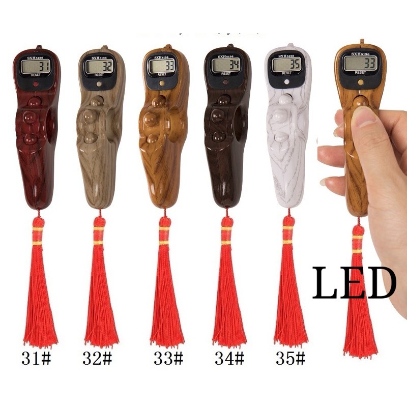 tasbih digital LED /tasbih kayu