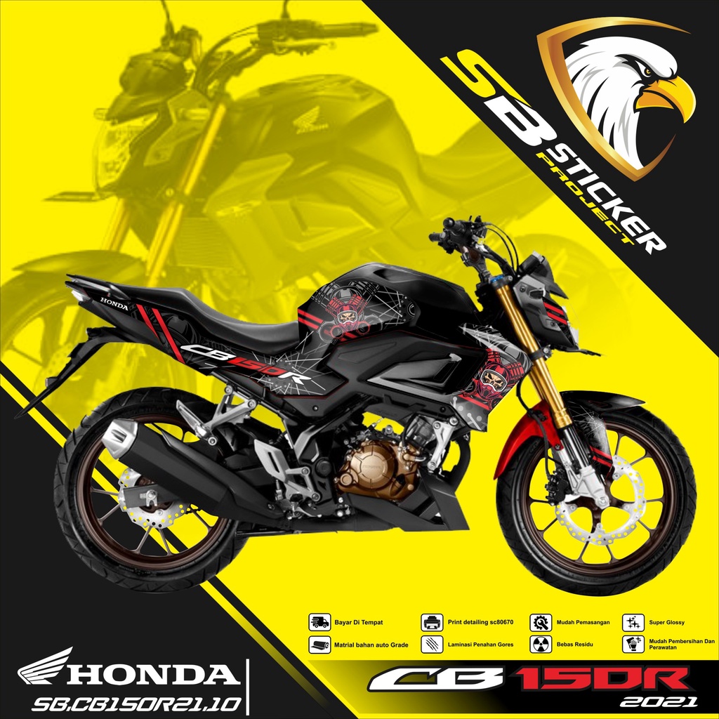 STRIPING CB150R 2021 - STRIPING HOLOGRAM HONDA CB150R 2021 SUPERMOTO