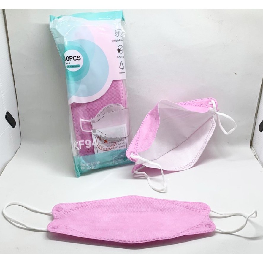 Masker KF94 Korea/Evo KW/Masker 4ply /Masker Kpop korea/ Masker evo convex ( 1 PACK ISI 10)