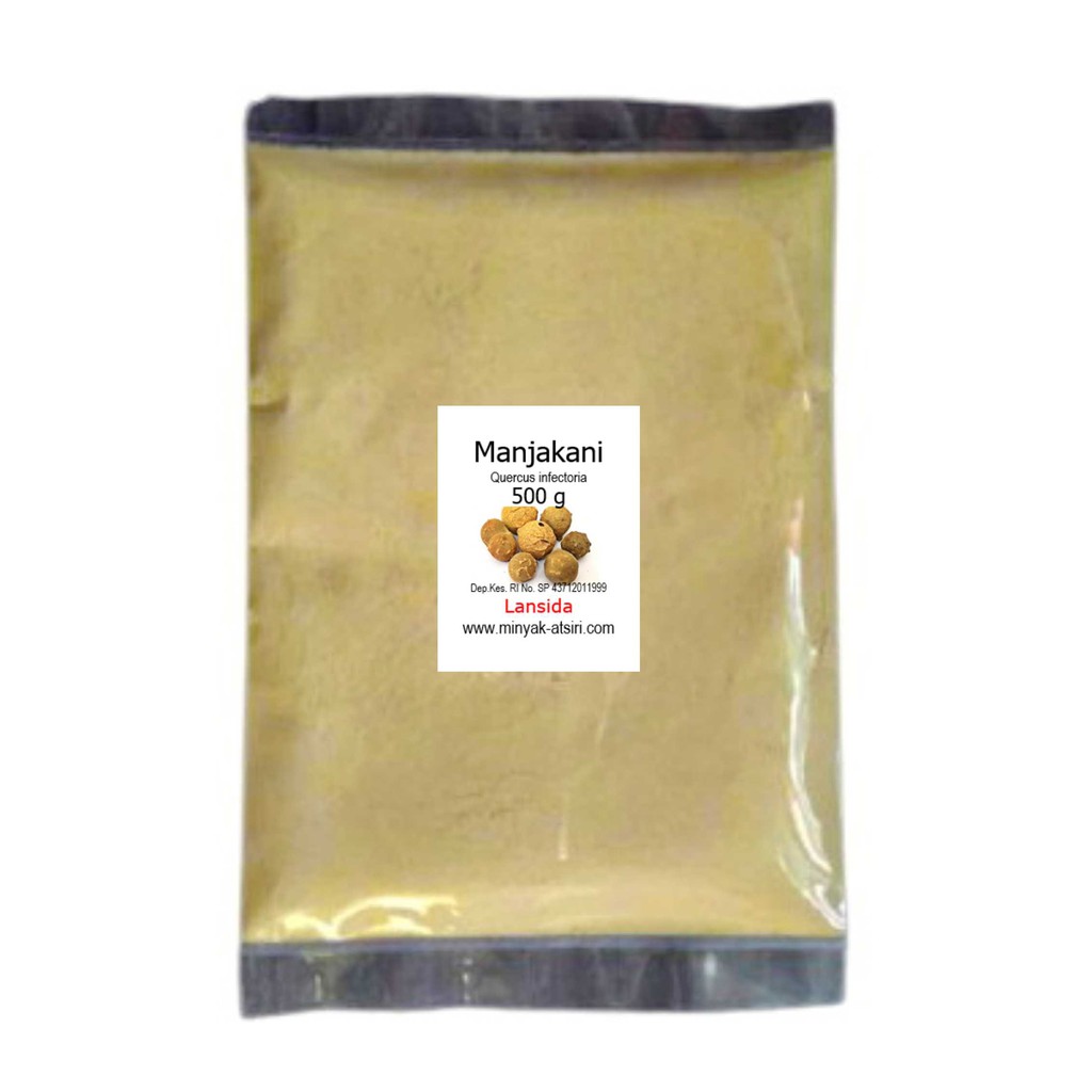 

Bubuk Majakani 500 g Simplisia Serbuk Manjakani Herbal Buah Majakan / Majaan Oak Gall