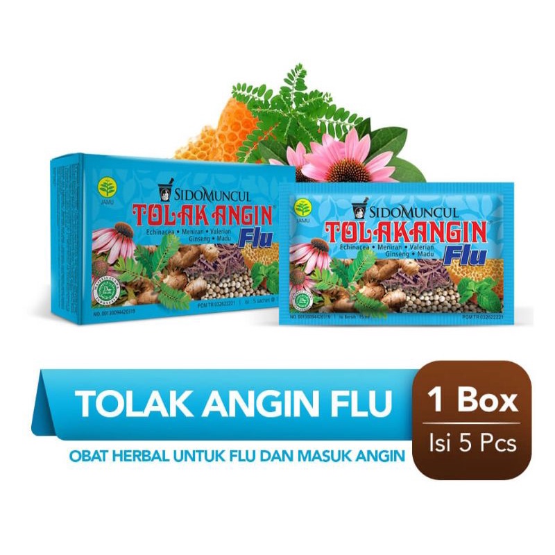 

Tolak Angin Flu Sido Muncul (isi 5 sachet)