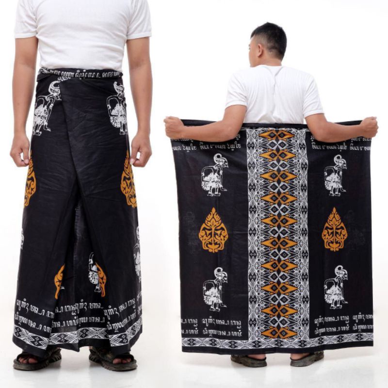 SARUNG BATIK | SARUNG KANG SANTRI MOTIF AKSARA JAWA HANACARAKA|