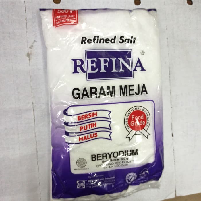 

Garam Meja REFINA Refined Salt 500gr