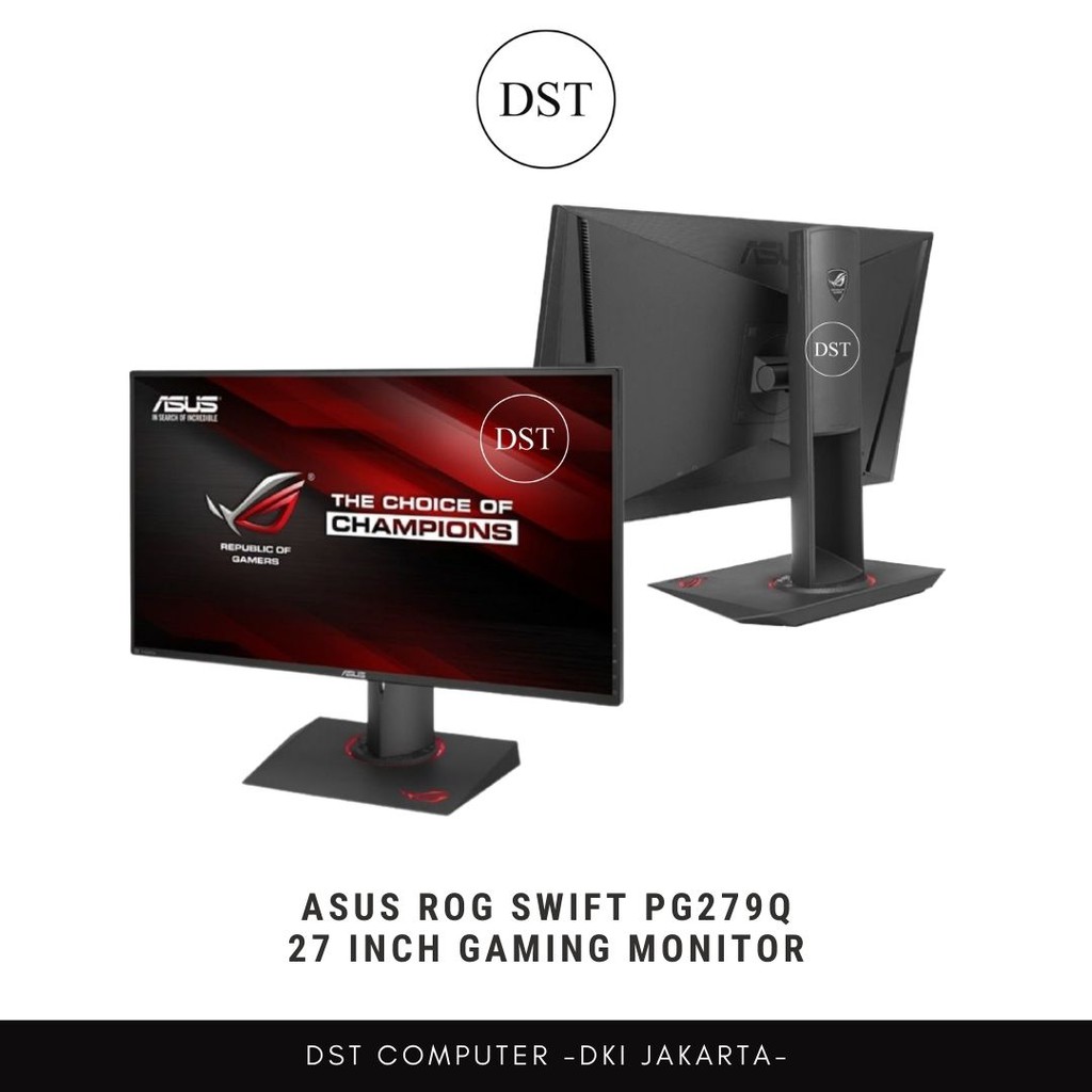 Jual Monitor Gaming Asus Rog 27 Pg279q Wqhd G Sync 165hz 2k Second Bekas Shopee Indonesia