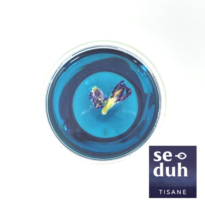 

TEH-DAUN- SEDUH - BUNGA TELANG KERING TEH BUTTERFLY PEA BLUPEA TISANE 10 GRAM -DAUN-TEH.