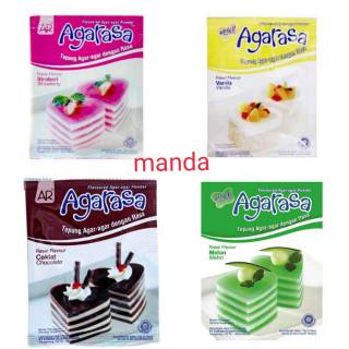  Nutrijel  agar Jelly Powder Nutrijell ekonomis Rasa  plain 