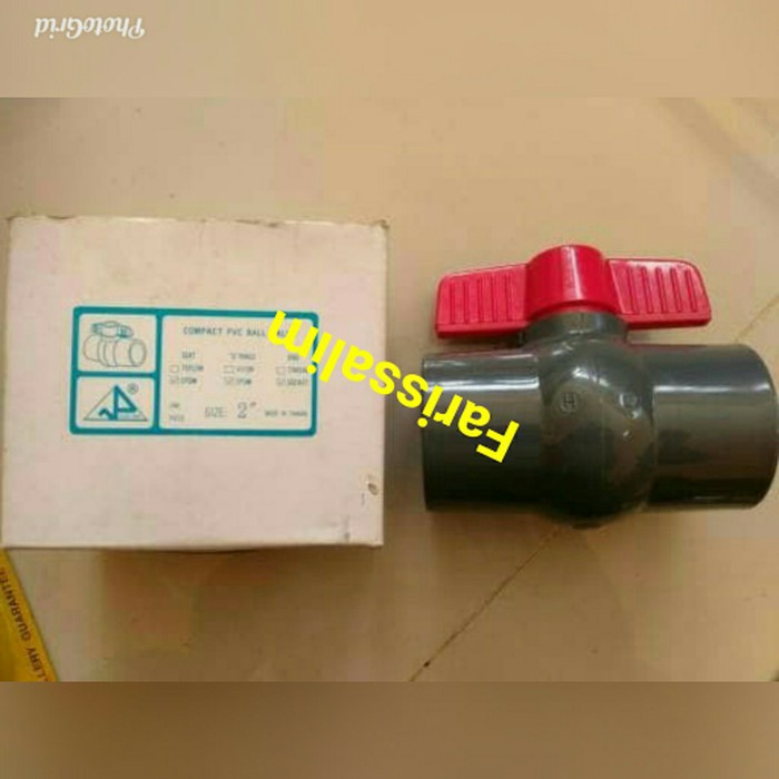 Ball valve PVC 2" inchi, Taiwan