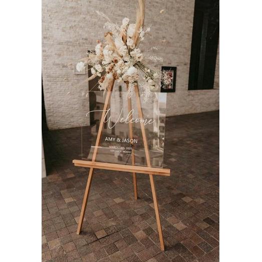 

[Art. Q764X] Wooden easel 150 cm/Standing tripod kayu/stand lukis