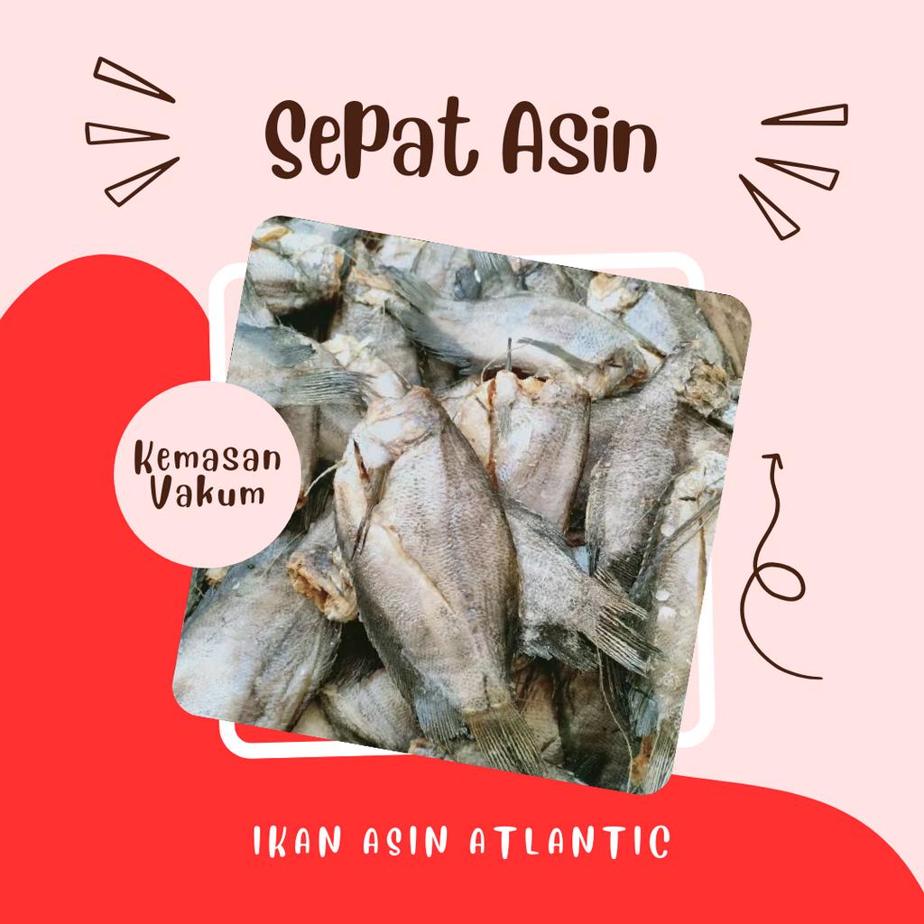 

Ikan Asin Sepat / Tembakang Kemasan Vakum - 250 Gram - 1 Kg - Ikan Asin Premium - Ikan Asin Atlantic