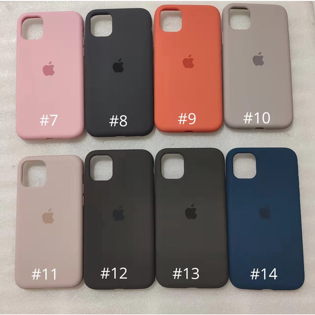 FULL COVER iPhone Silicone case untuk 7 8 7+ 8+ X XR XSMAX 11 11PRO 11PROMAX 12 SERIES