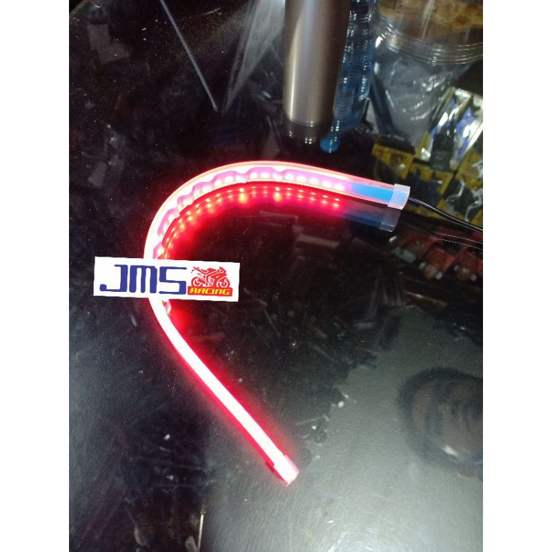 lampu alis led biru putih merah plus lampu sen running universal nmax aerox vario pcx beat r15 r25