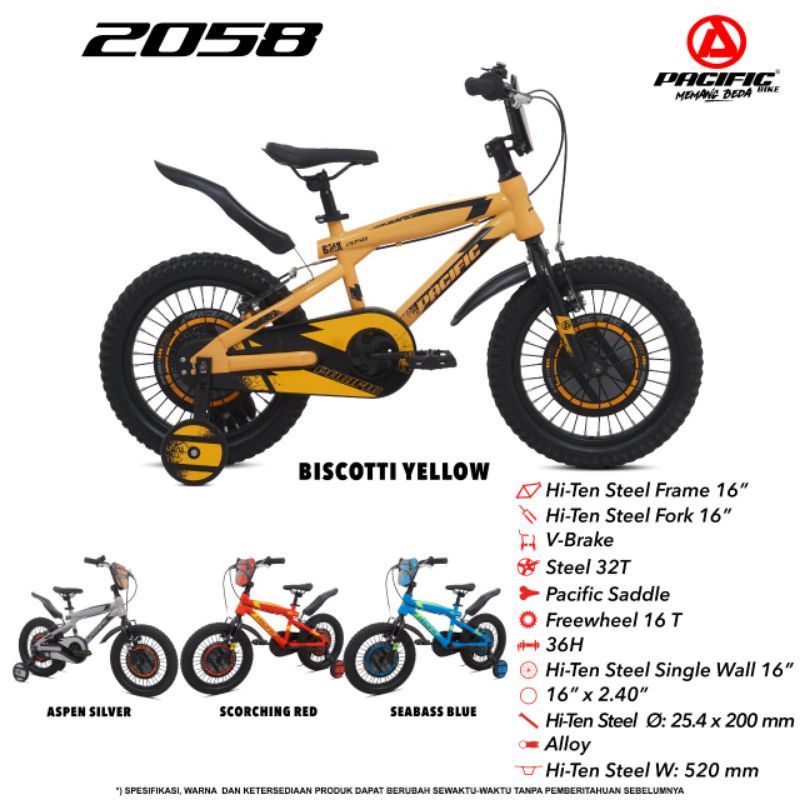 Sepeda anak /bicycle BMX 12 inch Pacific 2058