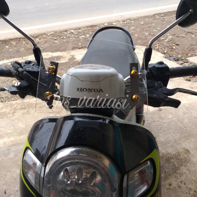 visor new scoopy scoopy lama visor kecil scoopy aksesories motor scoopy