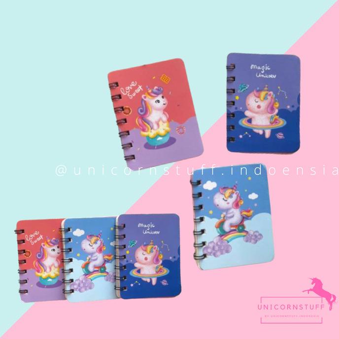 

Notebook Buku Tulis Unicorn Kecil memo pad Kado Anak Perempuan Catatan