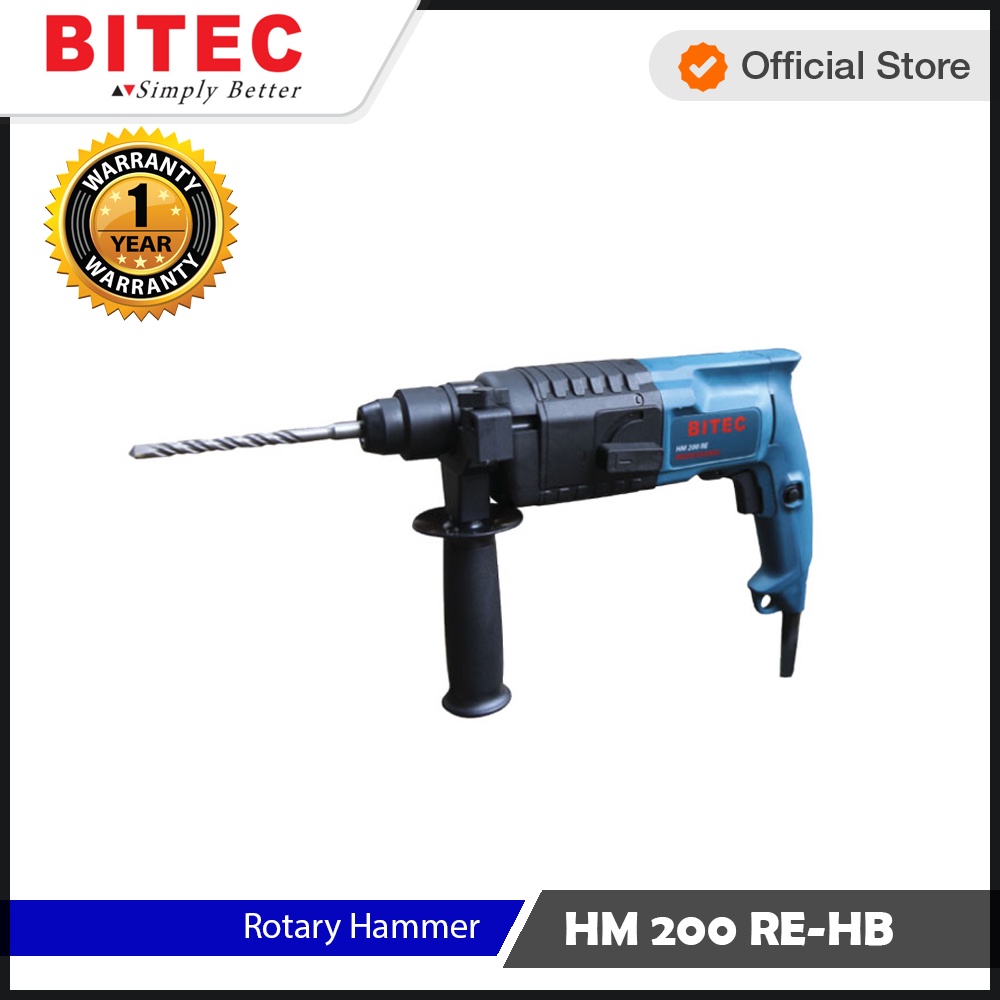 BITEC - MESIN BOR BETON / ROTARY HAMMER - HM 200 RE-HB - GARANSI RESMI 1 TAHUN