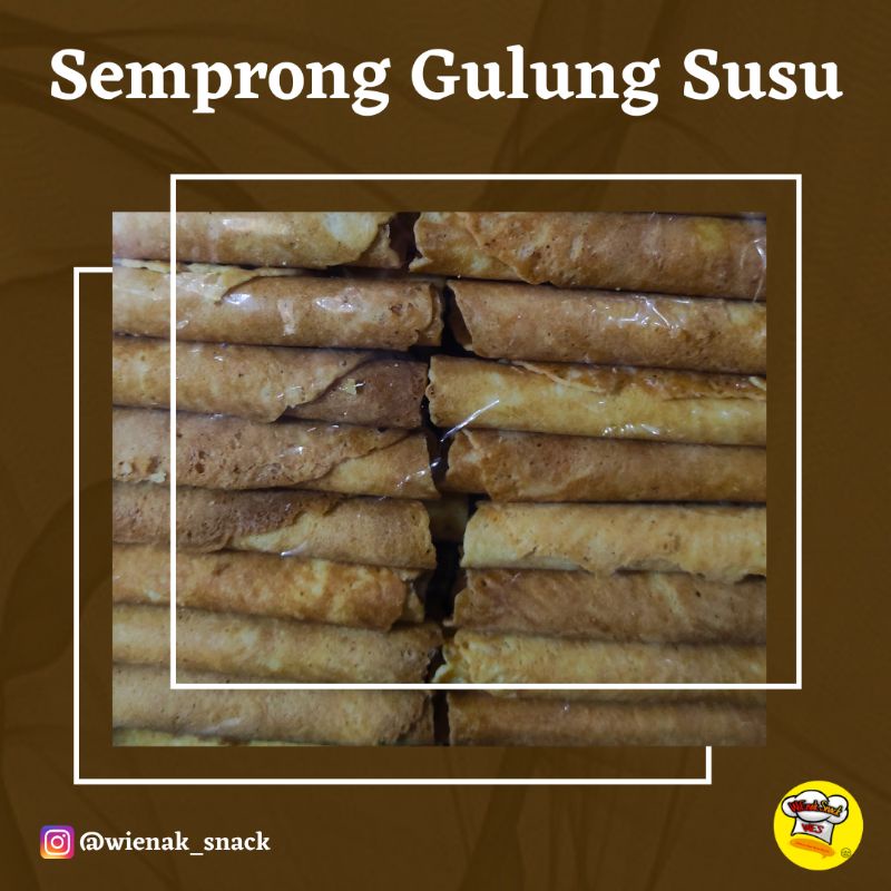 

Camilan Kue Semprong Gulung/Roll Susu ( 500 g)