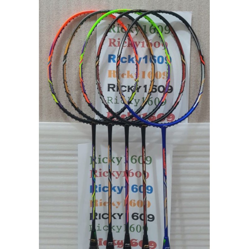 BESTPROMO RAKET BADMINTON LINING TURBO 99 - MEGA TENSION UP TO 30 LBS - HEAD HEAVY - ORIGINAL