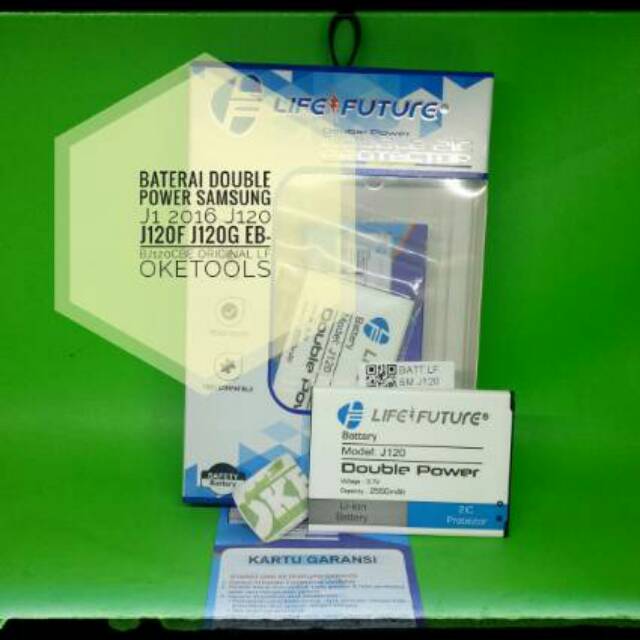 Baterai Batre Samsung Galaxy J120 J1 2016 Original LF - Battery Double Power Samsung J120/J1 2016